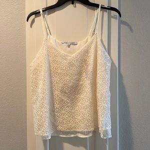 Collective Concepts white lace tank top